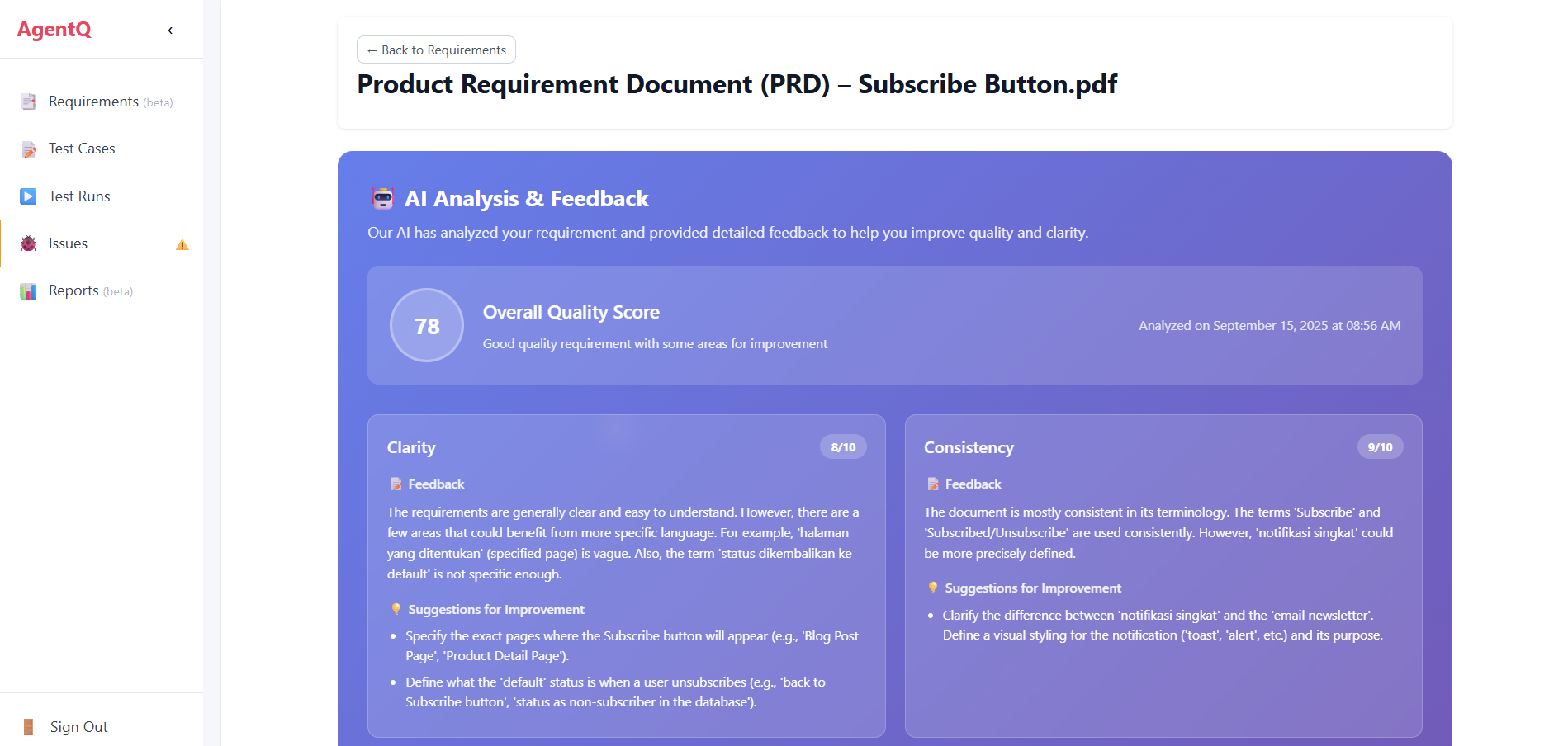 Generate Reports